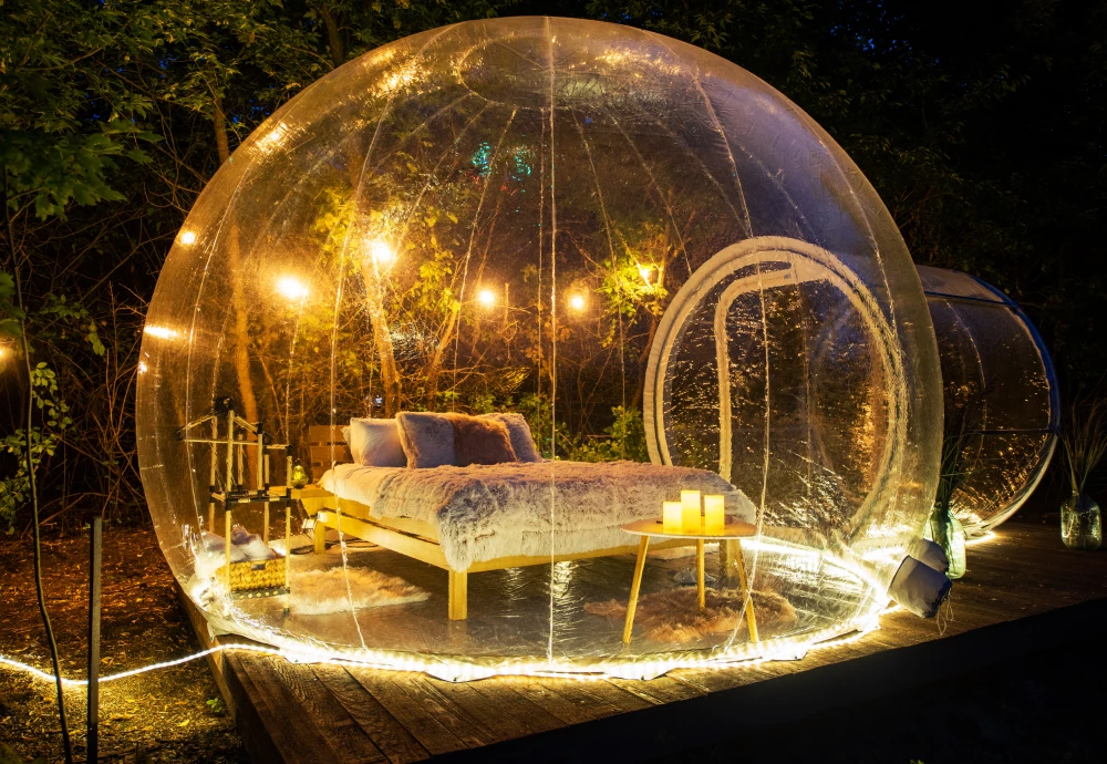 night sky bubble tent