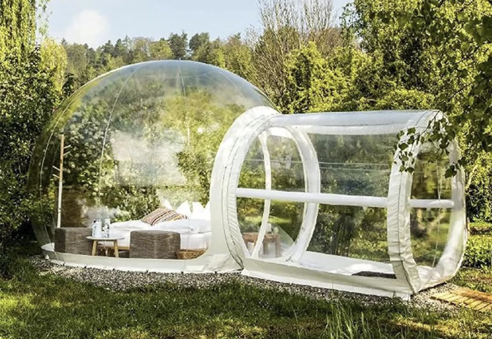 clear bubble tent outdoor shelter