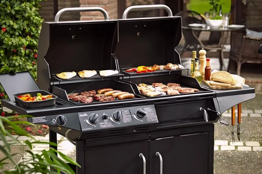 electric barbecue grill outdoor