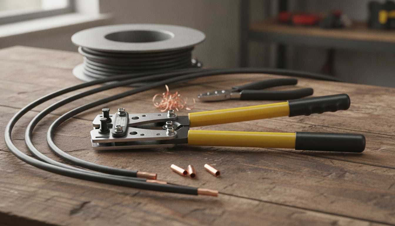 6–50 mm² Lug Crimper: Clean Heavy-Cable Connections